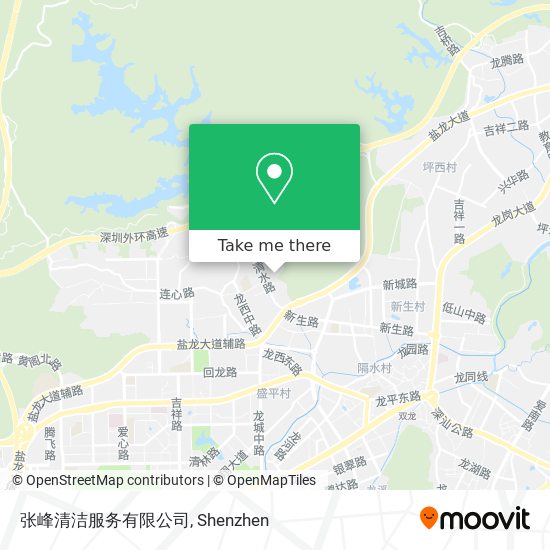 张峰清洁服务有限公司 map