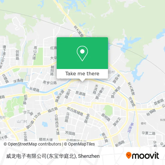 威龙电子有限公司(东宝华庭北) map
