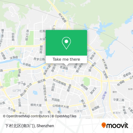 下村北区(南3门) map