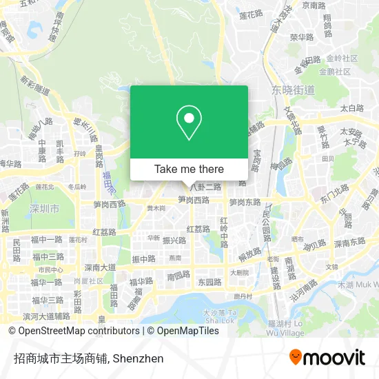 招商城市主场商铺 map