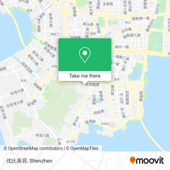 优比美容 map