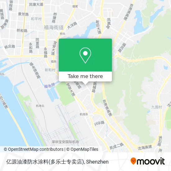 亿源油漆防水涂料(多乐士专卖店) map