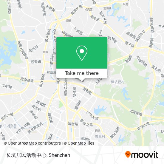 长坑居民活动中心 map