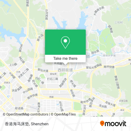 香港海马床垫 map