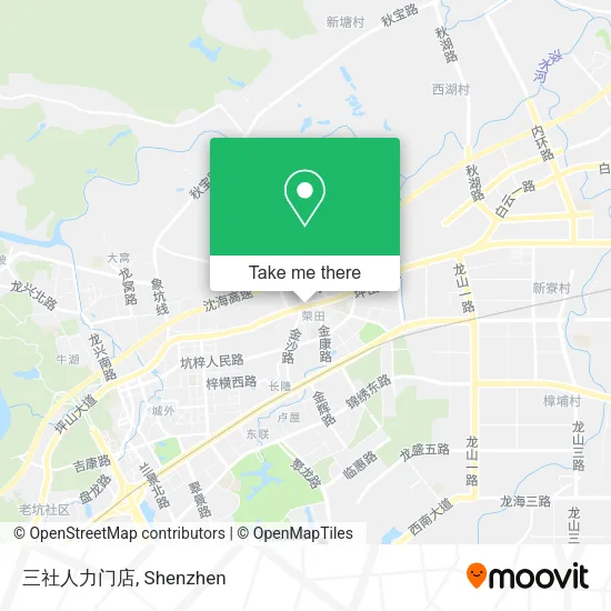 三社人力门店 map