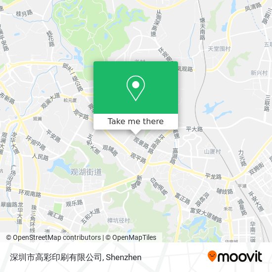 深圳市高彩印刷有限公司 map