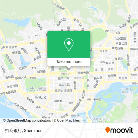 招商银行 map