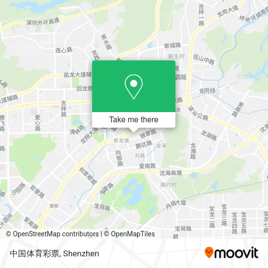 中国体育彩票 map