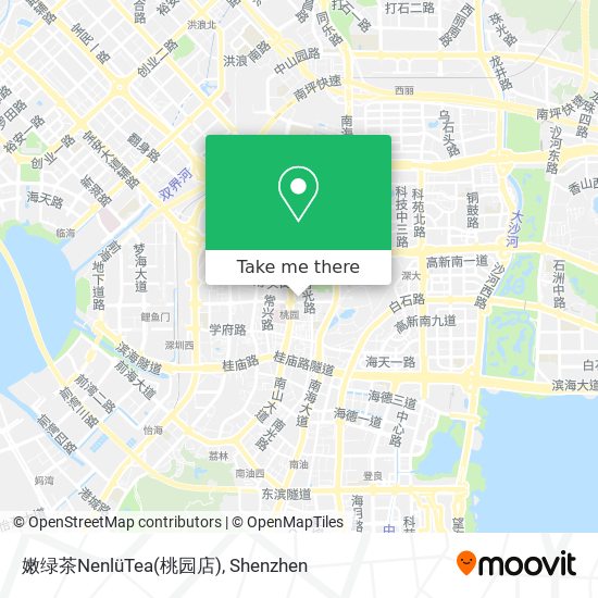 嫩绿茶NenlüTea(桃园店) map