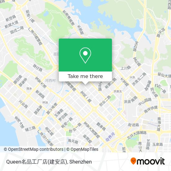 Queen名品工厂店(建安店) map