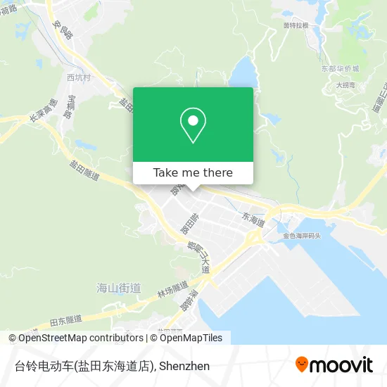 台铃电动车(盐田东海道店) map