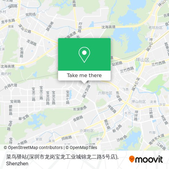 菜鸟驿站(深圳市龙岗宝龙工业城锦龙二路5号店) map