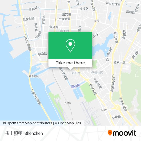 佛山照明 map