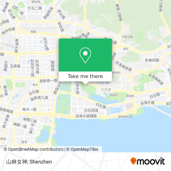 山林女神 map
