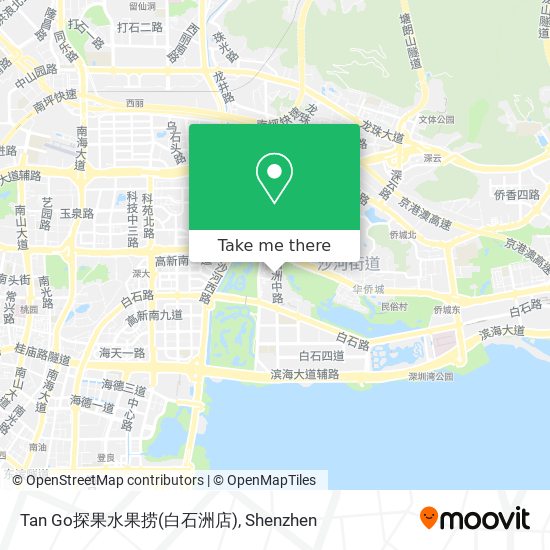 Tan Go探果水果捞(白石洲店) map
