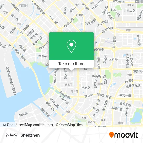 养生堂 map