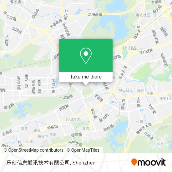 乐创信息通讯技术有限公司 map