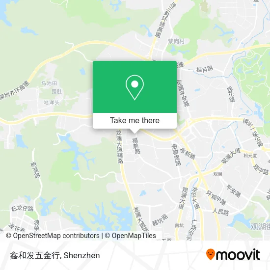 鑫和发五金行 map
