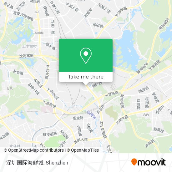 深圳国际海鲜城 map