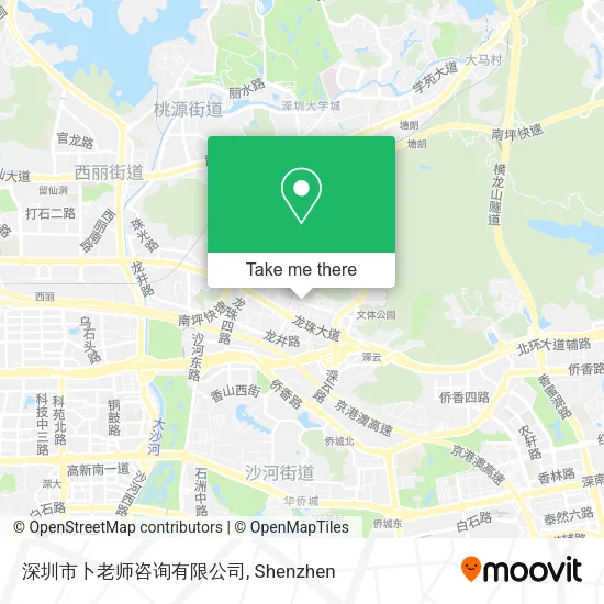 深圳市卜老师咨询有限公司 map