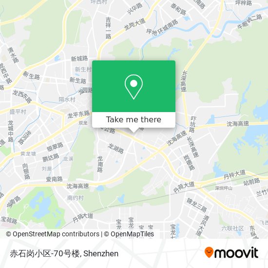 赤石岗小区-70号楼 map