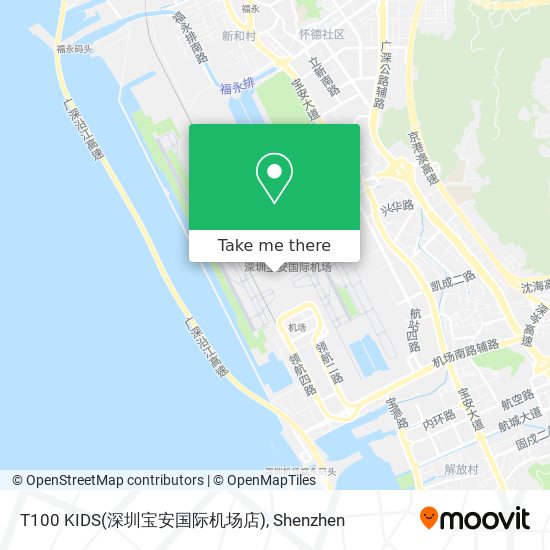 T100 KIDS(深圳宝安国际机场店) map