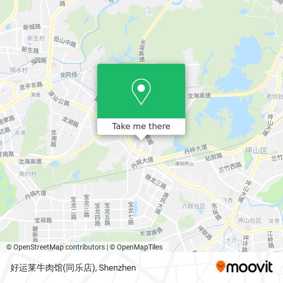 好运莱牛肉馆(同乐店) map