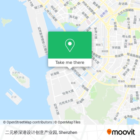 二元桥深港设计创意产业园 map