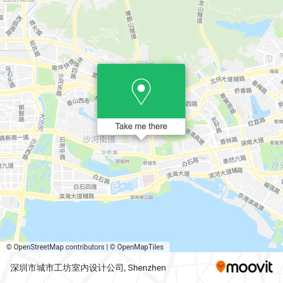 深圳市城市工坊室内设计公司 map