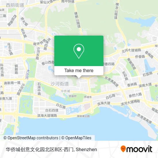 华侨城创意文化园北区B区-西门 map
