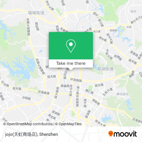 jojo(天虹商场店) map