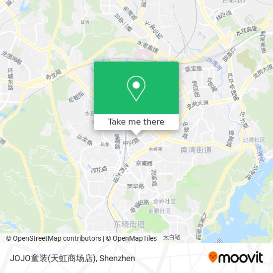 JOJO童装(天虹商场店) map