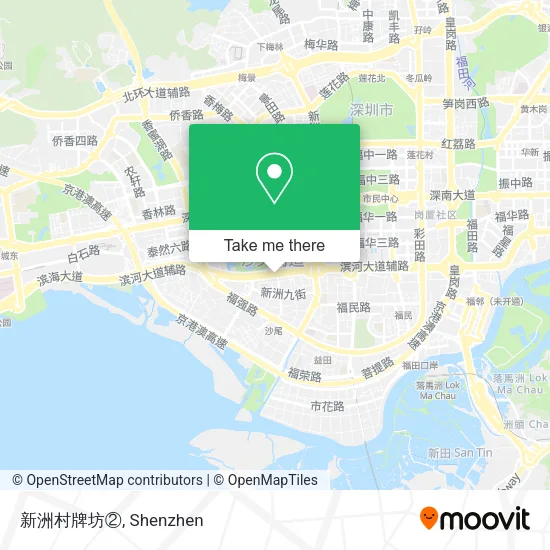 新洲村牌坊② map