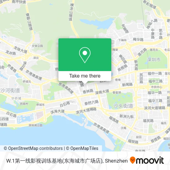 W.1第一线影视训练基地(东海城市广场店) map