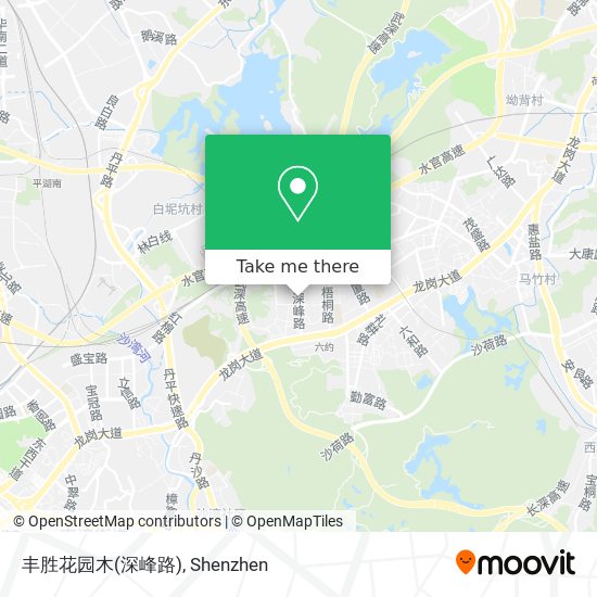丰胜花园木(深峰路) map