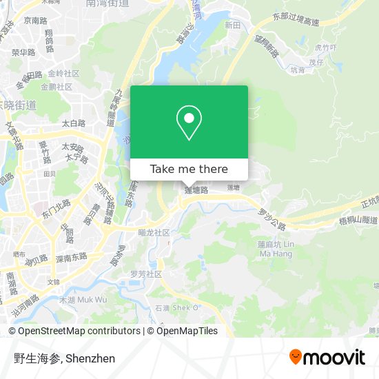野生海参 map