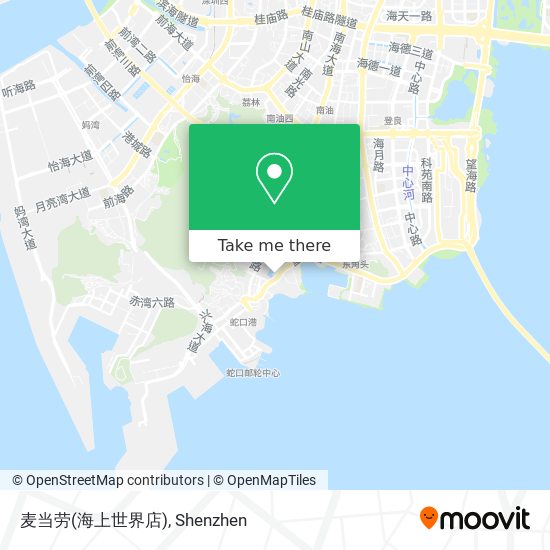 麦当劳(海上世界店) map