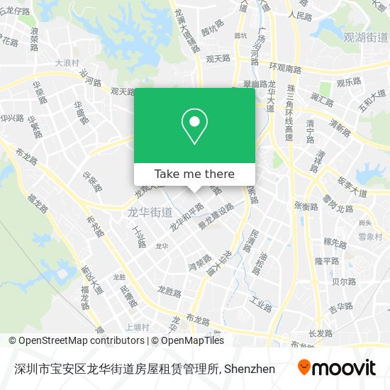 深圳市宝安区龙华街道房屋租赁管理所 map
