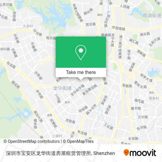 深圳市宝安区龙华街道房屋租赁管理所 map