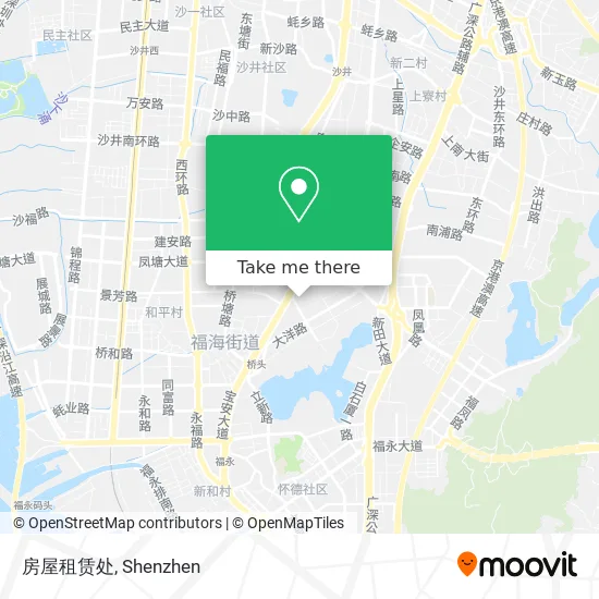 房屋租赁处 map