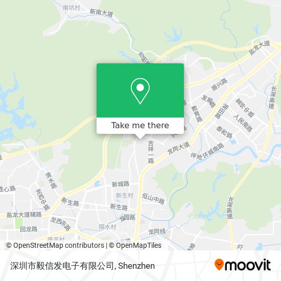 深圳市毅信发电子有限公司 map