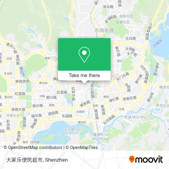 大家乐便民超市 map