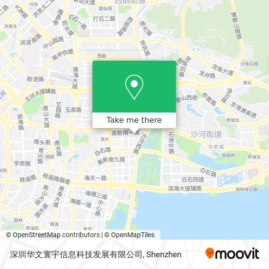 深圳华文寰宇信息科技发展有限公司 map