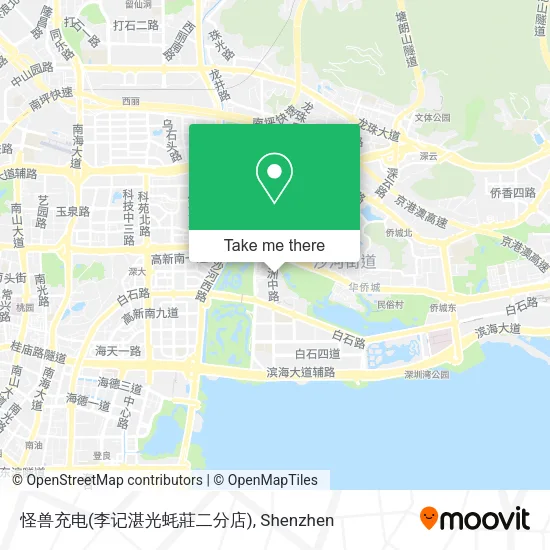 怪兽充电(李记湛光蚝莊二分店) map