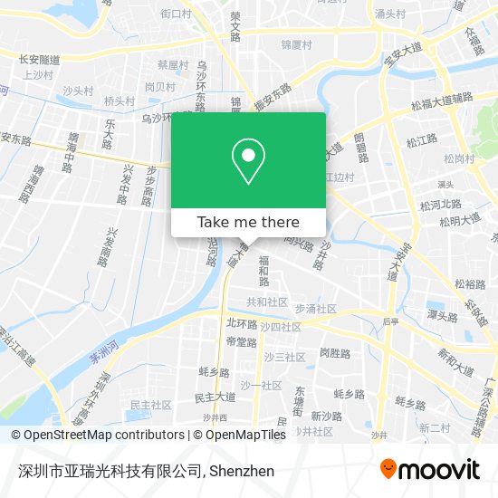 深圳市亚瑞光科技有限公司 map