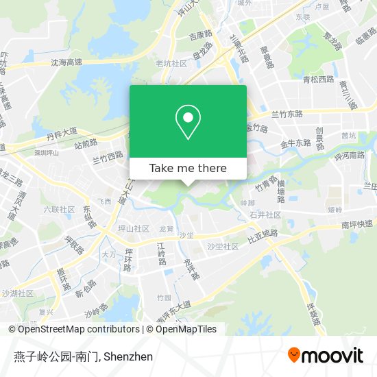 燕子岭公园-南门 map