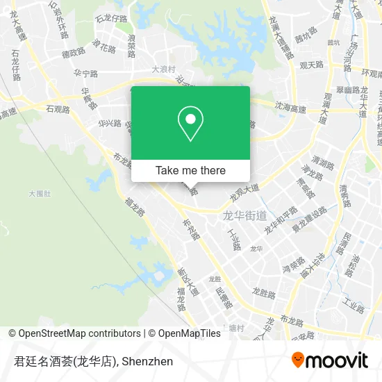 君廷名酒荟(龙华店) map