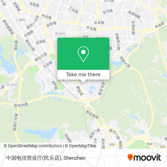 中国电信营业厅(民乐店) map