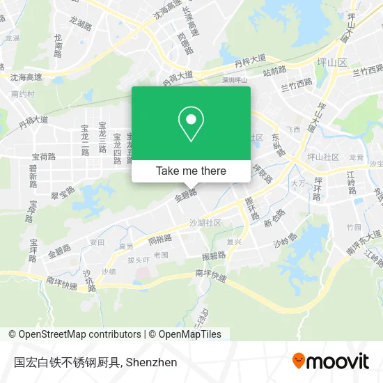国宏白铁不锈钢厨具 map