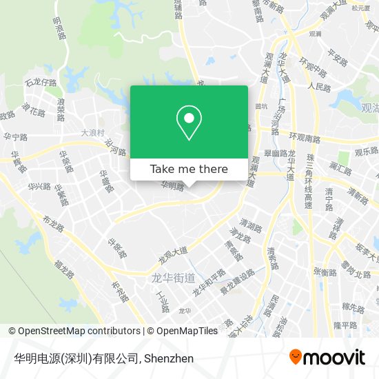 华明电源(深圳)有限公司 map